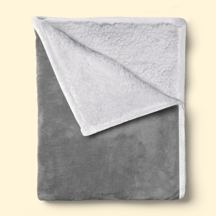 Notre couverture douillette - Couverture personnalisée pour couple - Cadeau pour mari et femme, anniversaire