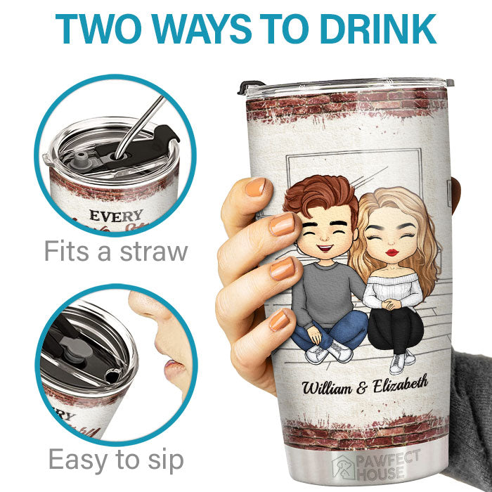 Tu es le seul que je veux ennuyer pour le reste de ma vie - Verre personnalisé pour couple - Cadeau pour mari et femme, anniversaire
