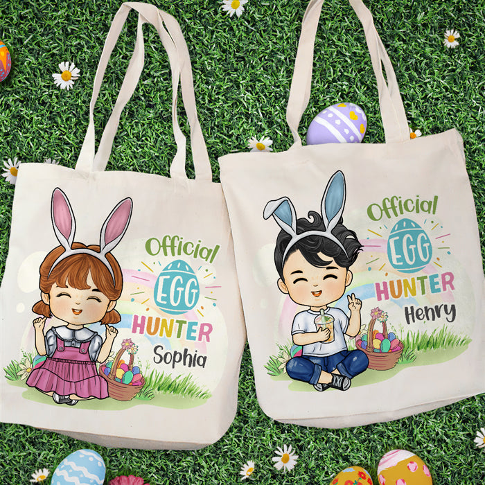 Sac fourre-tout personnalisé officiel Egg Hunter - Cadeau pour les membres de la famille