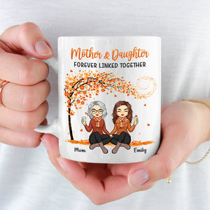 Telle mère, telle fille - Tasse personnalisée pour la famille - Cadeau de fête des mères, d'anniversaire pour maman de la part de sa fille