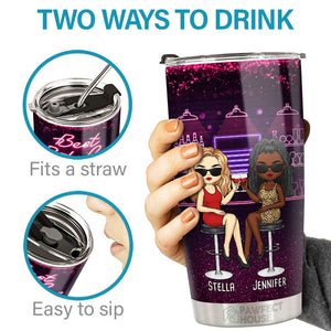 Voici une autre année de liens autour de l'alcool - Verre personnalisé Bestie - Cadeau pour les meilleures amies, BFF, sœurs