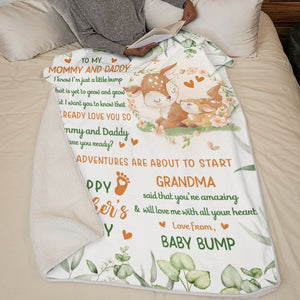Je t'aime déjà - Couverture personnalisée pour bébé - Cadeau de naissance, cadeau pour la première maman