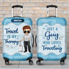 Collectionnez des moments, pas des objets - Housse de bagage personnalisée pour voyage - Cadeau pour les amoureux du voyage