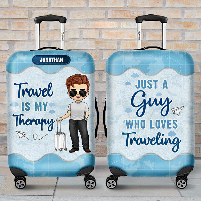 Collectionnez des moments, pas des objets - Housse de bagage personnalisée pour voyage - Cadeau pour les amoureux du voyage