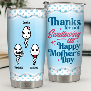 Merci de ne pas avaler - Gobelet personnalisé pour la famille - Cadeau d'anniversaire pour maman