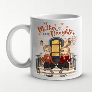 L'amour entre nous dure pour toujours - Mug personnalisé pour la famille - Cadeau de fête des mères, d'anniversaire pour maman de la part de sa fille