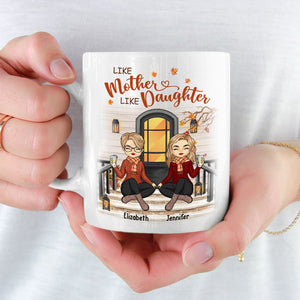 L'amour entre nous dure pour toujours - Mug personnalisé pour la famille - Cadeau de fête des mères, d'anniversaire pour maman de la part de sa fille