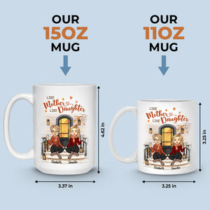 L'amour entre nous dure pour toujours - Mug personnalisé pour la famille - Cadeau de fête des mères, d'anniversaire pour maman de la part de sa fille