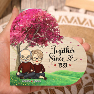 Je suis à toi, pas de retour ni de remboursement - Bougeoir personnalisé en forme de cœur pour couple - Cadeau pour mari et femme, anniversaire
