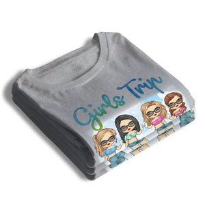 Voyage entre filles, vacances d'été - Cadeau pour meilleure amie, t-shirt unisexe personnalisé