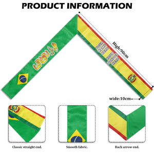 Drapeau du pays, promotion 2024, meilleur cadeau pour la remise des diplômes - Étole de remise des diplômes personnalisée
