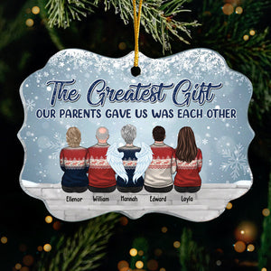 L'amour entre frères et sœurs - Décoration familiale personnalisée - Acrylique en forme de Benelux - Cadeau de Noël pour frères et sœurs
