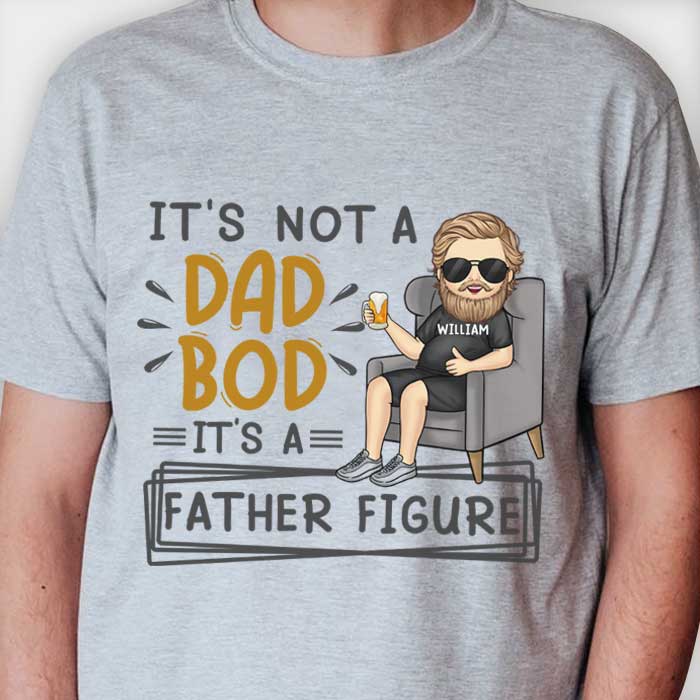Ce n'est pas un corps de papa - Cadeau pour papa, grand-père - T-shirt unisexe personnalisé, sweat à capuche