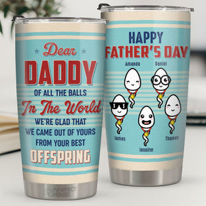 C'est incroyable d'être vos enfants - Gobelet personnalisé pour la famille - Cadeau pour la fête des pères, cadeau d'anniversaire pour papa