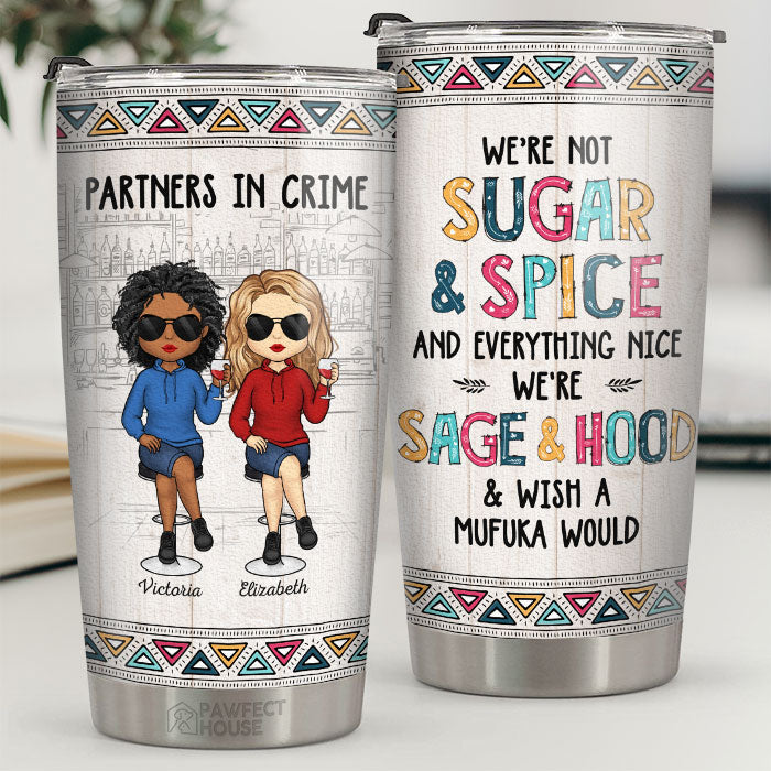 Hé, une autre année de complicité autour de l'alcool - Verre personnalisé Bestie - Cadeau pour meilleures amies, BFF, sœurs