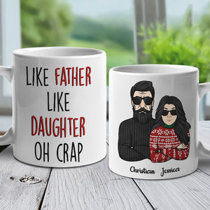 Like Father Like Daughter, Like Mother Like Son, Best Friends For Life - Personalized Mug.