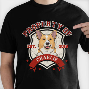 Property Of My Dog - Gift for Dog Lovers - Personalized Unisex T-Shirt, Hoodie.