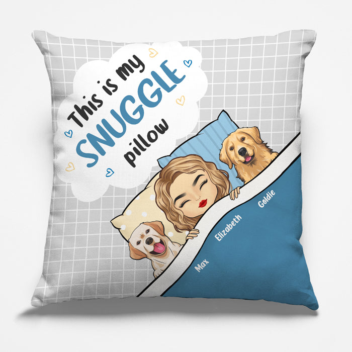 Voici mon coussin douillet ! Coussin personnalisé pour chien et chat ! Cadeau pour les propriétaires et les amoureux des animaux.
