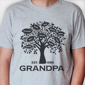 Meilleur grand-père de tous les temps - Cadeau pour papa, grand-père - T-shirt unisexe personnalisé, sweat à capuche