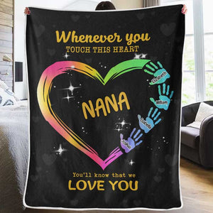 Vous saurez que nous vous aimons - Couverture personnalisée - Cadeau pour grand-mère, grands-parents, cadeau de Noël