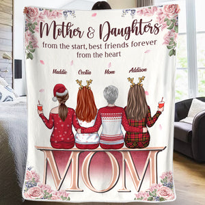 Pour nous, tu es le monde - Couverture familiale personnalisée - Cadeau de Noël pour mère de fille