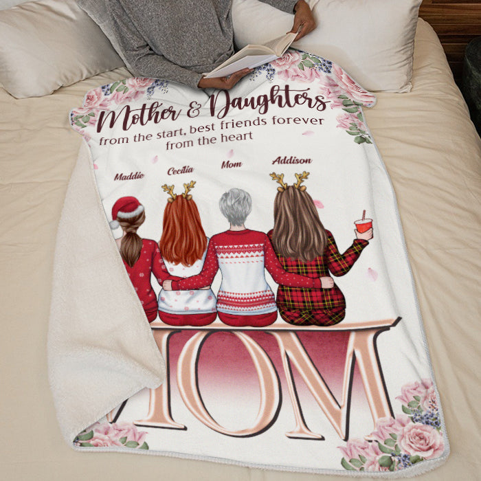 Pour nous, tu es le monde - Couverture familiale personnalisée - Cadeau de Noël pour mère de fille
