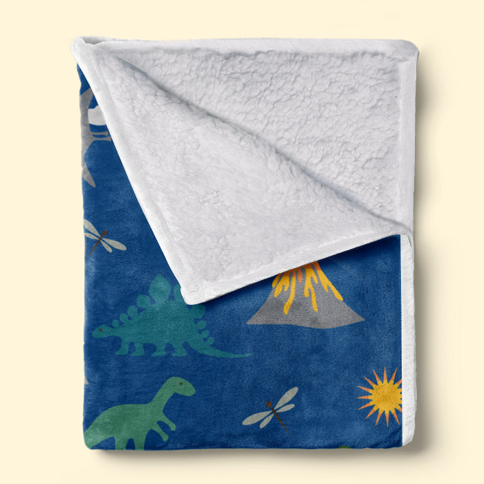 Joyeux Dinosaure - Couverture personnalisée - Cadeau pour enfants, cadeau pour la famille, cadeau de Noël