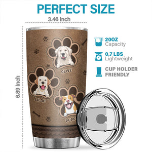 Mes chiens me trouvent génial - Gobelet personnalisé - Cadeau pour les amoureux des chiens, propriétaires de chiens, cadeau pour chien, cadeau pour les amoureux des animaux