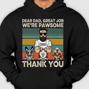 Chère maman, papa, on est super chouettes ! T-shirt et sweat à capuche unisexe personnalisé ! Cadeau pour les amoureux des animaux