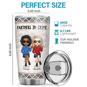 Hé, une autre année de complicité autour de l'alcool - Verre personnalisé Bestie - Cadeau pour meilleures amies, BFF, sœurs