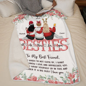 I Want You To Know I Love And Appreciate You - Personalized Custom Blanket - Gift For Bestie, Best Friend, Sister, Birthday Gift For Bestie And Friend, Christmas Gift
