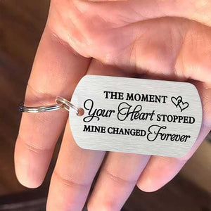 Mon cœur a changé pour toujours - Porte-clés personnalisé - Cadeau pour les amoureux des animaux