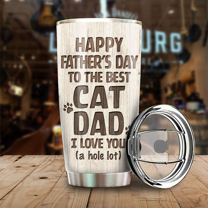On t'aime beaucoup - Gobelet personnalisé - Cadeau pour la fête des pères
