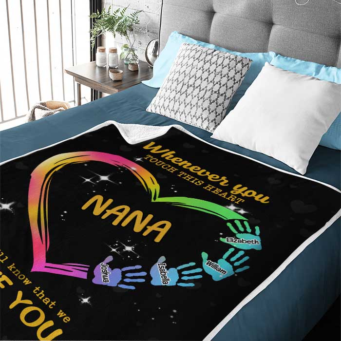Vous saurez que nous vous aimons - Couverture personnalisée - Cadeau pour grand-mère, grands-parents, cadeau de Noël