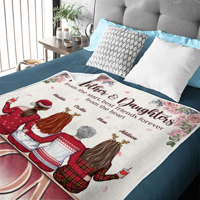 Pour nous, tu es le monde - Couverture familiale personnalisée - Cadeau de Noël pour mère de fille
