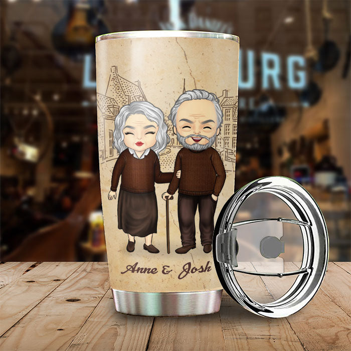 Our Life Ain't No Fairy Tale But Still You Are My Queen Forever - Gift For Couples, Personalized Tumbler.