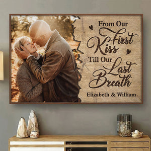 Jusqu'à notre dernier souffle - Affiche horizontale personnalisée - Télécharger une image, cadeau pour couple, mari et femme