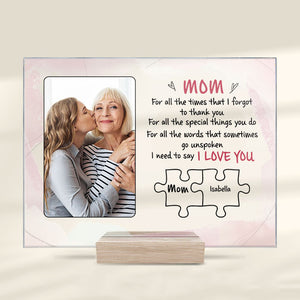 Je dois te dire que je t'aime - Télécharger une image, cadeau pour maman, plaque acrylique personnalisée