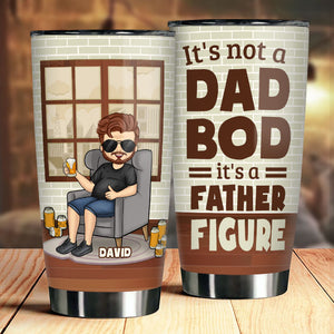 Ce n'est pas un corps de papa, mais une figure paternelle charmante - Cadeau pour papa, grand-père - Gobelet personnalisé