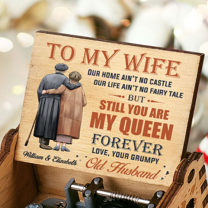 Our Life Ain't No Fairy Tale, But I Love You - Gift For Couples, Personalized Music Box.