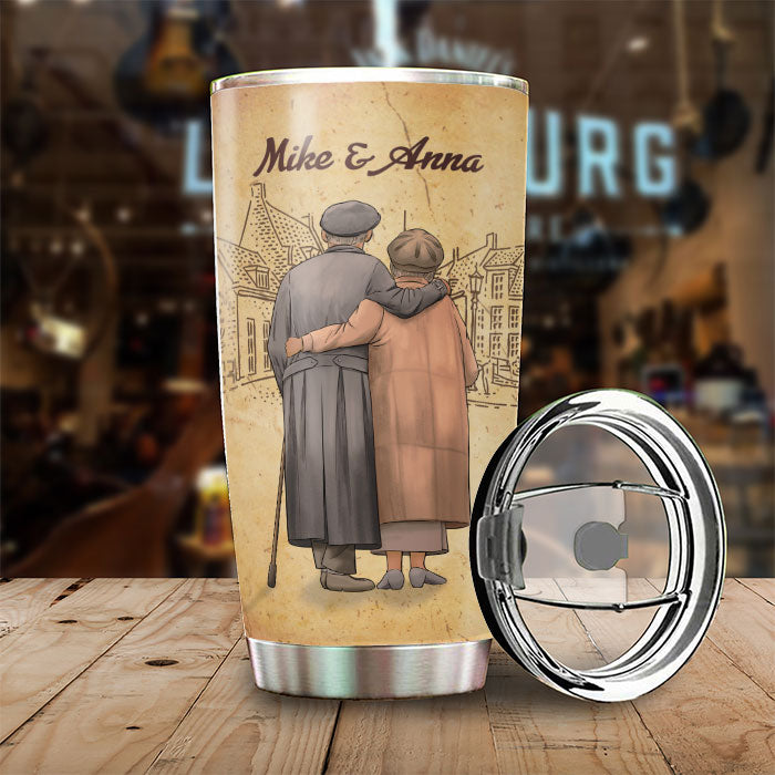 My Wife Is My Queen Forever - Gift For Couples, Personalized Tumbler.