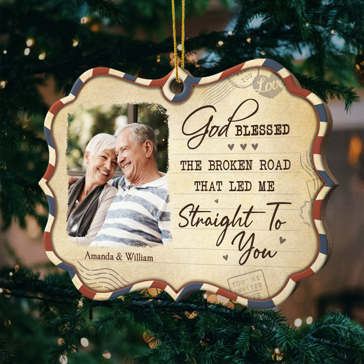 What Will Matter Is That I Had You And You Had Me - Upload Image, Gift For Couples - Personalized Shaped Ornament.