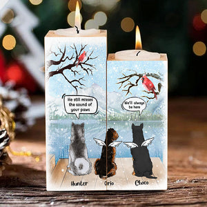 Still Talk About You - Dogs In Heaven - Personalized Candle Holder.