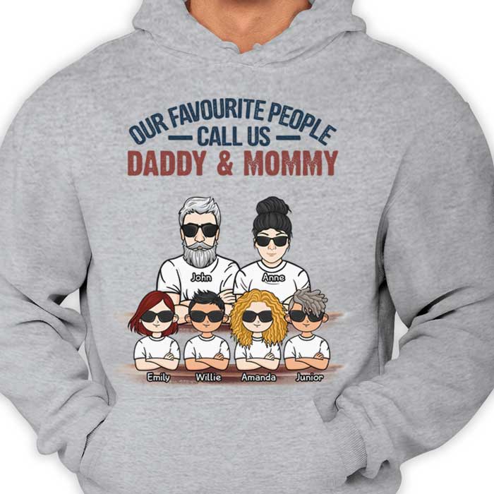Nous sommes papa et maman - T-shirt unisexe personnalisé, sweat à capuche - Cadeau d'anniversaire, cadeau pour couples, mari et femme