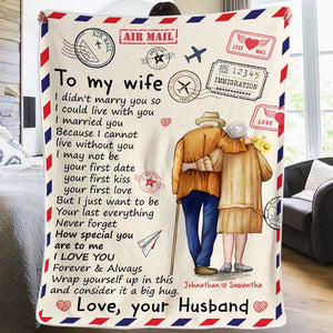 Never Forget How Special You Are To Me - I Love You Forever & Always - Personalized Blanket.