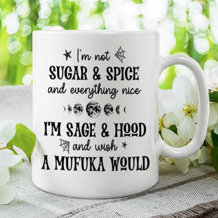 Happy Halloween - I'm Not Sugar And Spice - Personalized Mug, Halloween Ideas..
