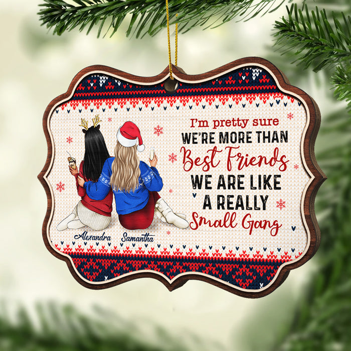 Distance Means So Little When Someone Means So Much - Personalized Shaped Ornament.