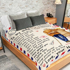 Never Forget How Special You Are To Me - I Love You Forever & Always - Personalized Blanket.