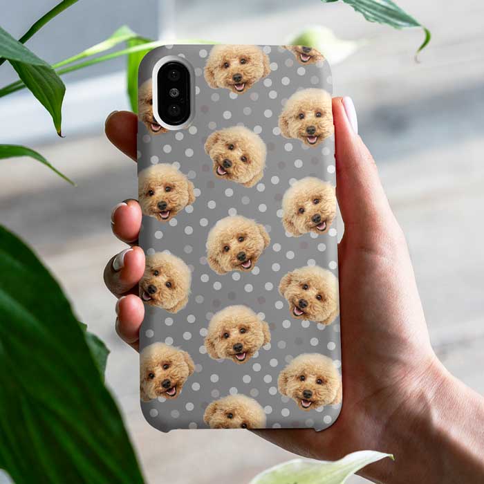 Colorful Dot - Upload Image, Gift For Pet Lovers - Personalized Phone Case.