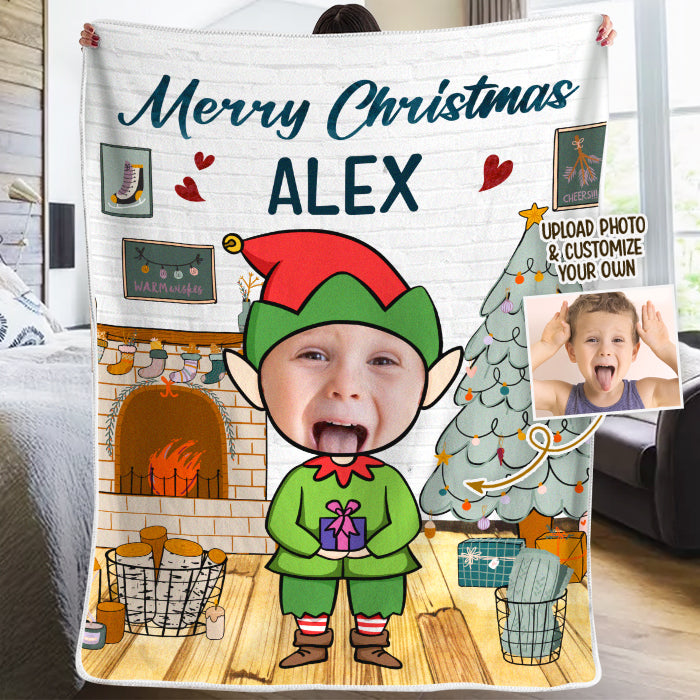 Joyeux Noël ! Couverture personnalisée ! Télécharger une image, cadeau pour la famille, cadeau de Noël